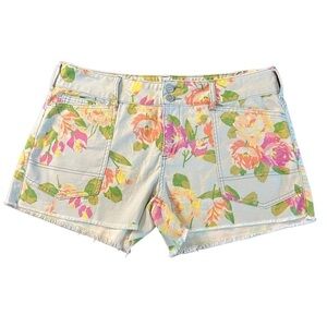 PILCRO ANTHRO FLORAL PATTERN THE WANDERER CUTOFF SHORTS SIZE 31 NWT